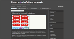Desktop Screenshot of franzoesisch-online-lernen.de