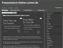 Tablet Screenshot of franzoesisch-online-lernen.de